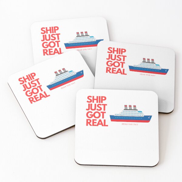 Item preview, Ship Just Got Real (Red Print) designed and sold by DollarDollar.