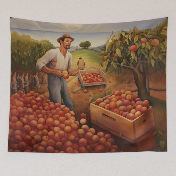 Item preview, Fruit Picker Fills His Crate designed and sold by YoPedro.