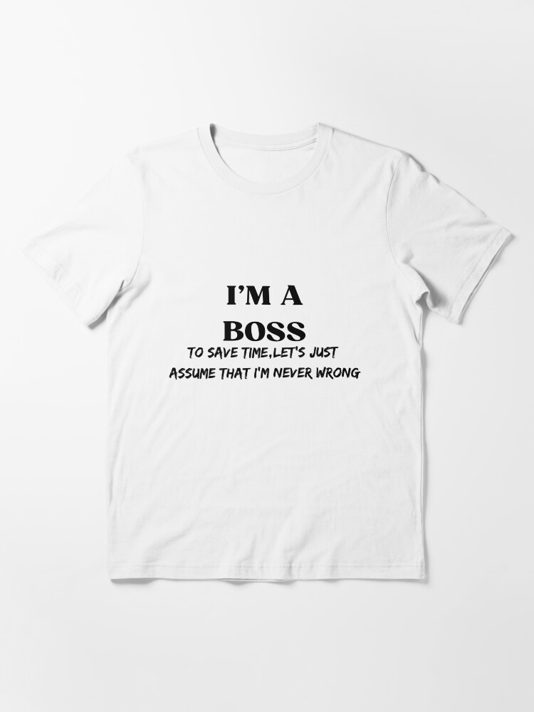 Funny boss shirts online