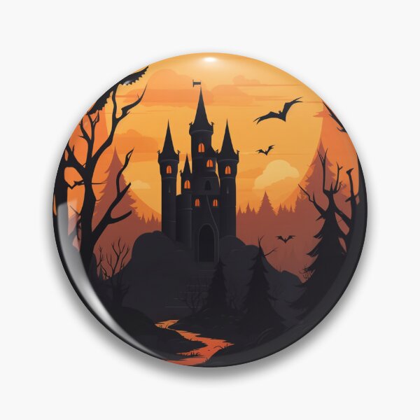 Artikelvorschau, Eerie Citadel: Creepy Castle Art entworfen und verkauft von Digi-Artsy.