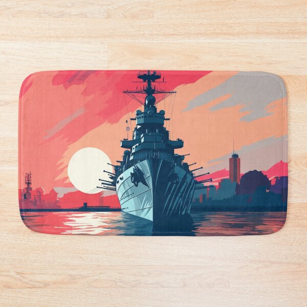 Item preview, Mighty Warship: USS Alabama Battleship designed and sold by Digi-Artsy.