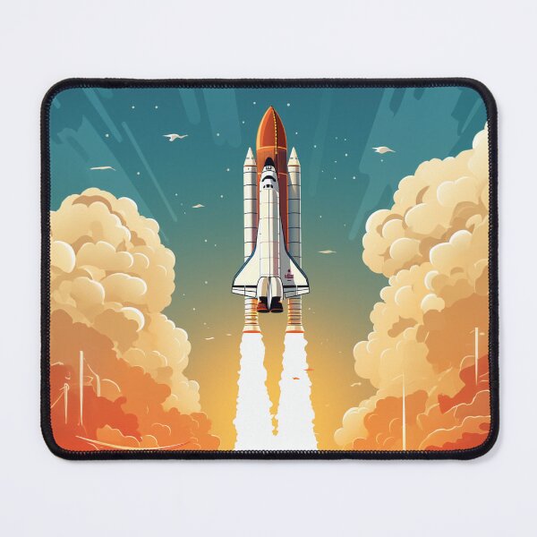 Aperçu de l'œuvre Epic Odyssey: Kennedy Space Center Shuttle Launch créée et vendue par Digi-Artsy.