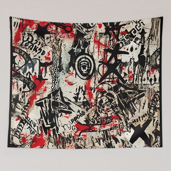 Item preview, Abstract Acid Graffiti Pattern  designed and sold by JD72shirtshop.