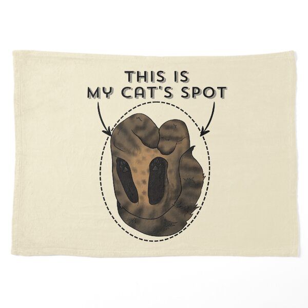 This is my cat's spot sign, tabby version Pet Blanket