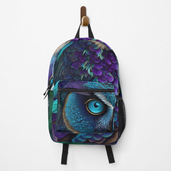 Item preview, purple owl designed and sold by L. ROCHE.