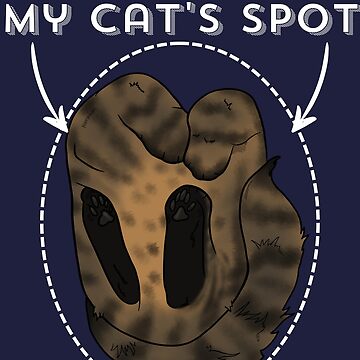Artwork thumbnail, This is my cat's spot sign, tabby version, light text by StructuralBlue