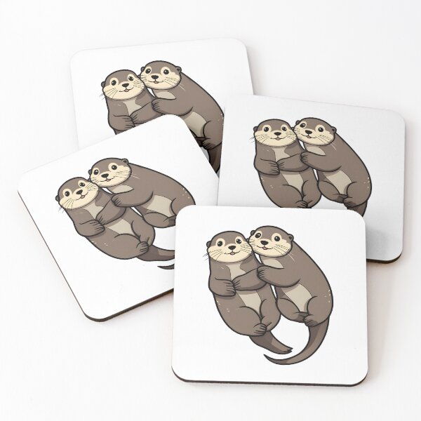 Item preview, Otters Holding Hands designed and sold by Realizey.