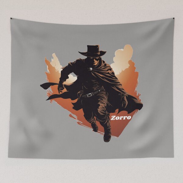 Aperçu de l'œuvre Zorro créée et vendue par Myra365Art.