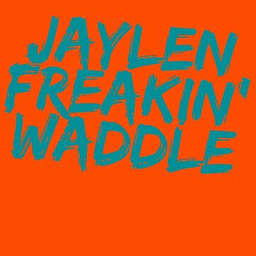 Jaylen Waddle (Dolphins) Fake Craft Beer Label Sticker — Dustin Morrison Art