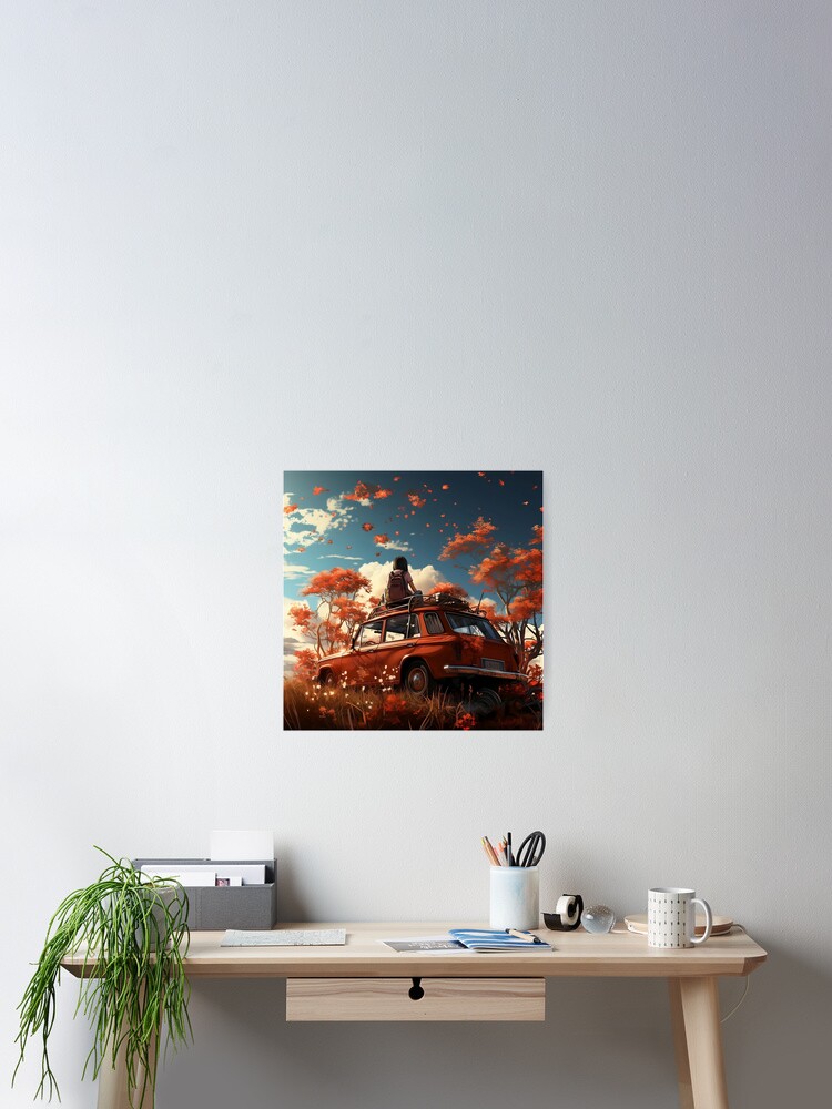 Thumbnail 2 of 3, Poster, Roadtrip Escape designed and sold by Introvertedself.