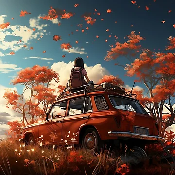 Artwork thumbnail, Roadtrip Escape by Quirkyaesthetics