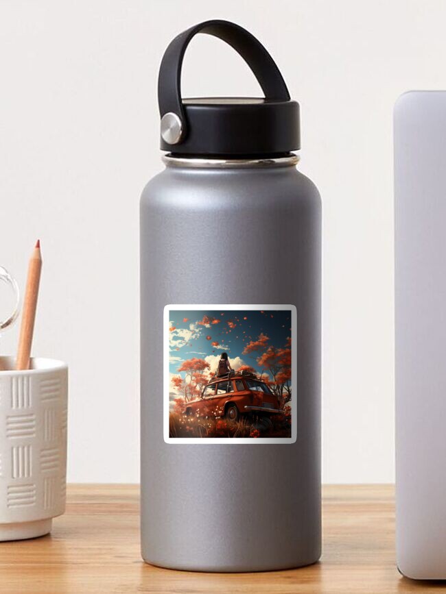 Thumbnail 1 of 3, Sticker, Roadtrip Escape designed and sold by Introvertedself.