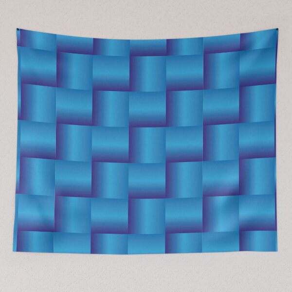 Aperçu de l'œuvre Nuances de bleu, expériences de pliage créée et vendue par Erkadesign.