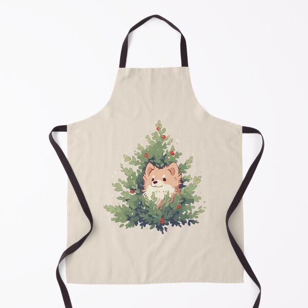 Item preview, Dog poking through Christmas tree designed and sold by etherElric.