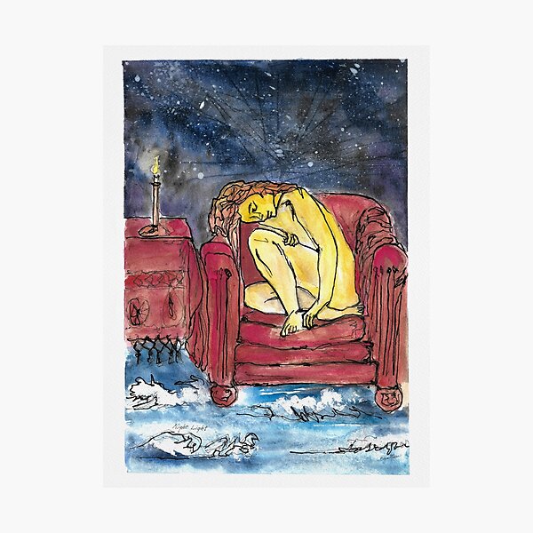 Item preview, NIGHT LIGHT by Bryan Mercer designed and sold by RippleFrogArt.