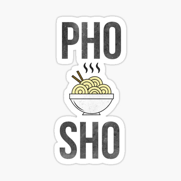 Item preview, Pho Sho Funny Distressed Asian Noodles designed and sold by ccheshiredesign.