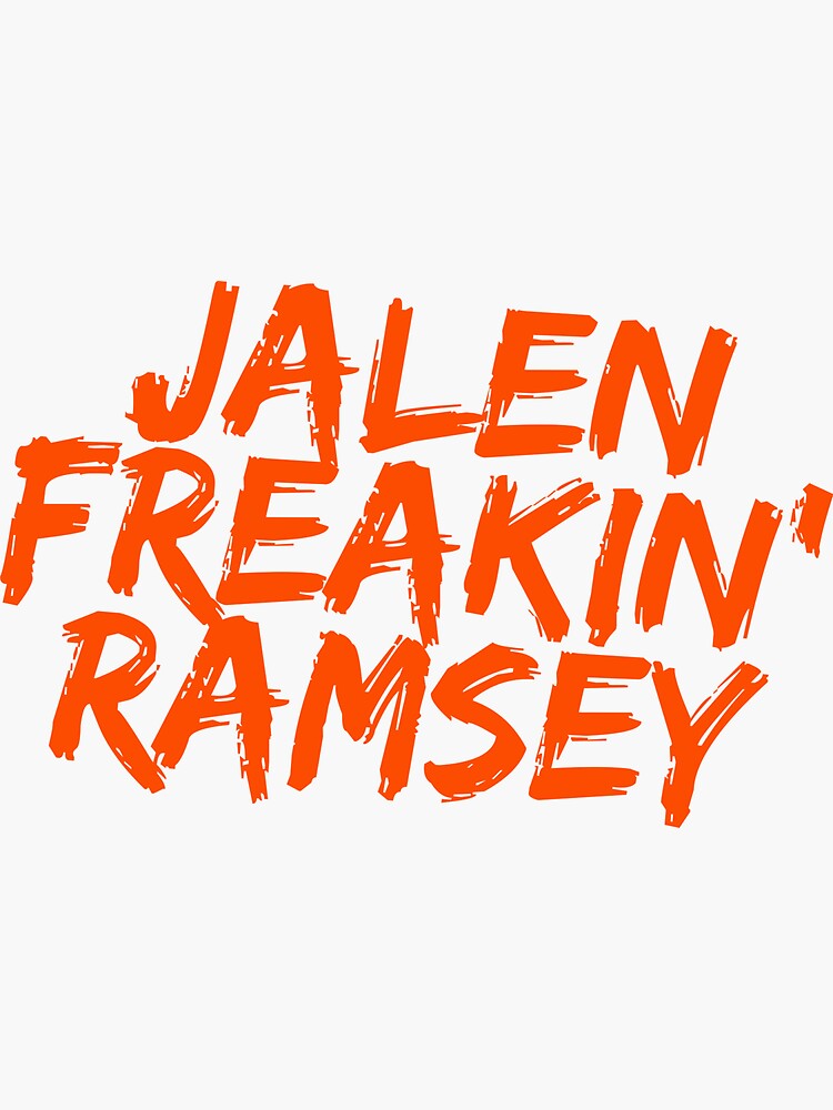 Jalen Ramsey Jersey Sticker for Sale by sstagge13