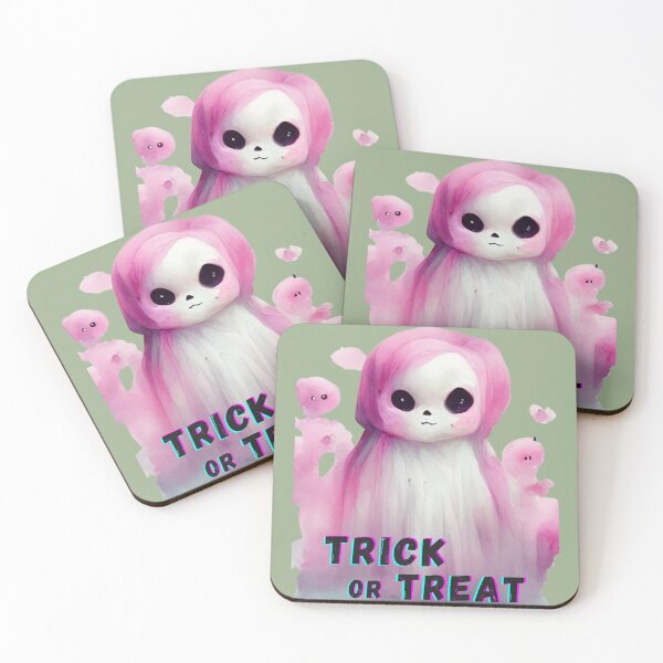 Item preview, Pink ghost, Halloween, Trick or Treat, fun, happy, pink, barbie, designed and sold by IgErSTYLE.