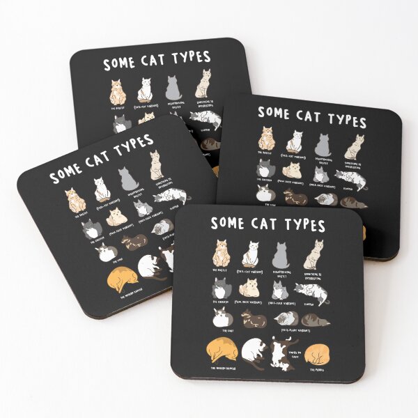 Item preview, Cats Types Funny Cat Gift Cat Mom Cat Dad Cat designed and sold by Lenny Stahl.