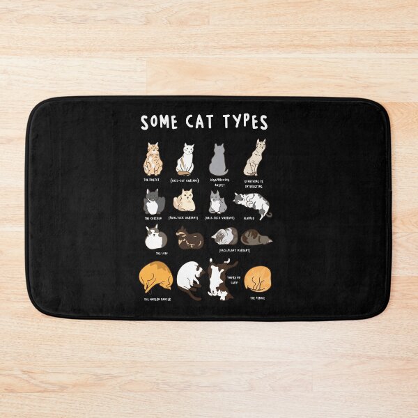 Item preview, Cats Types Funny Cat Gift Cat Mom Cat Dad Cat designed and sold by Lenny Stahl.