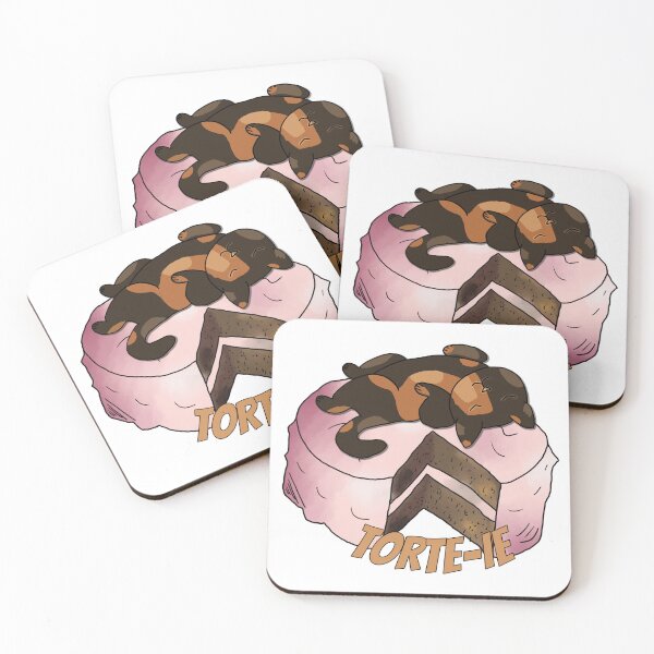 Item preview, Torte-ie (Tortie Food Pun) - Tortoiseshell Cat Food Pun designed and sold by Bug & Brush.