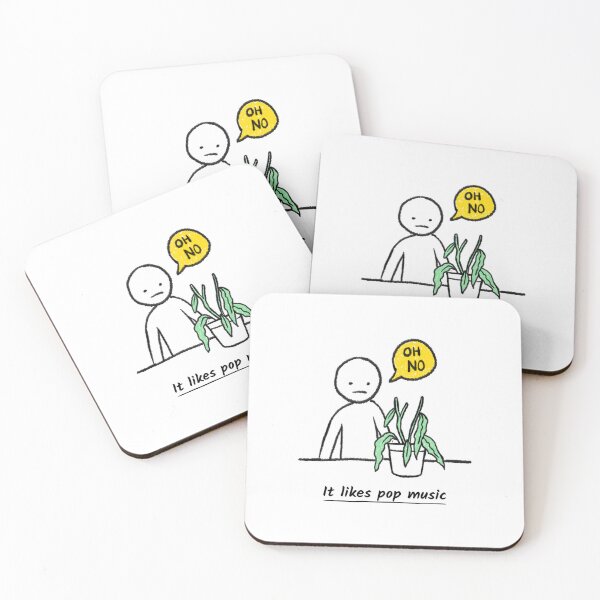 Item preview, Dead Plants Listened to Pop Music.  designed and sold by B-Sharp-.