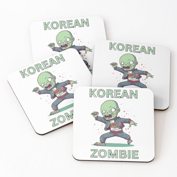 Item preview, Korea Zombie Sticker - Undead Delight for Your Gear designed and sold by artblocksai.