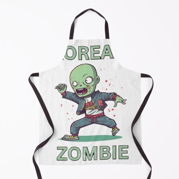 Item preview, Korea Zombie Sticker - Undead Delight for Your Gear designed and sold by artblocksai.