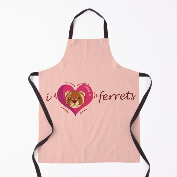 Item preview,  Ferret with a heart, I love ferrets designed and sold by gisselldrawn.