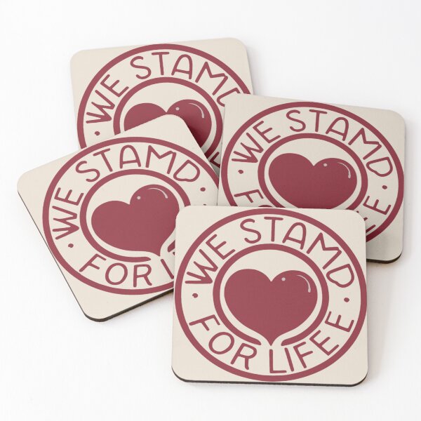 Item preview, We Stand for Life Inspirational Quote designed and sold by Ouais  Malak.