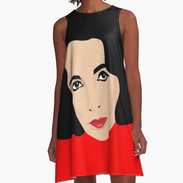 Dame Liz Taylor A-Line Dress