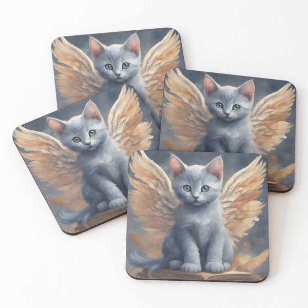 Item preview, Angel Kittens Russian Blue designed and sold by J-CCreations.