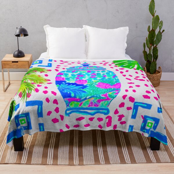 Item preview, Palm leaves and chinoiserie ja designed and sold by SophieClimaArt.