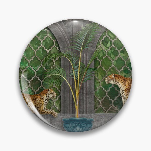 Item preview, Lost Jungle Palace With Cheetahs designed and sold by artsandsoul.