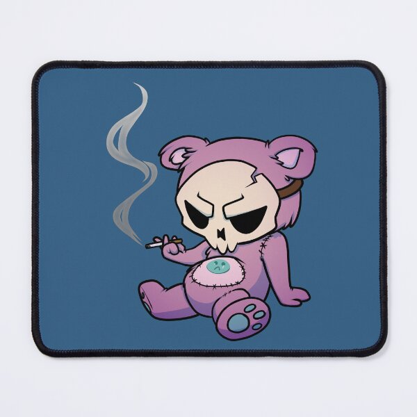 Item preview, Angsty Pink Teddy Bear Skull designed and sold by The-Roseworks.
