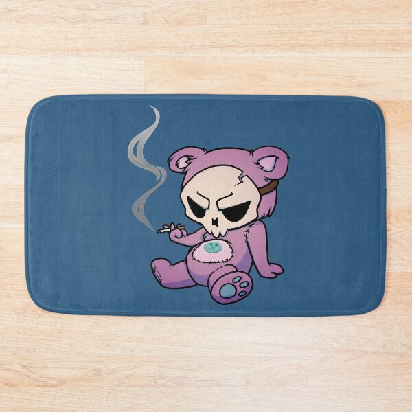 Item preview, Angsty Pink Teddy Bear Skull designed and sold by The-Roseworks.