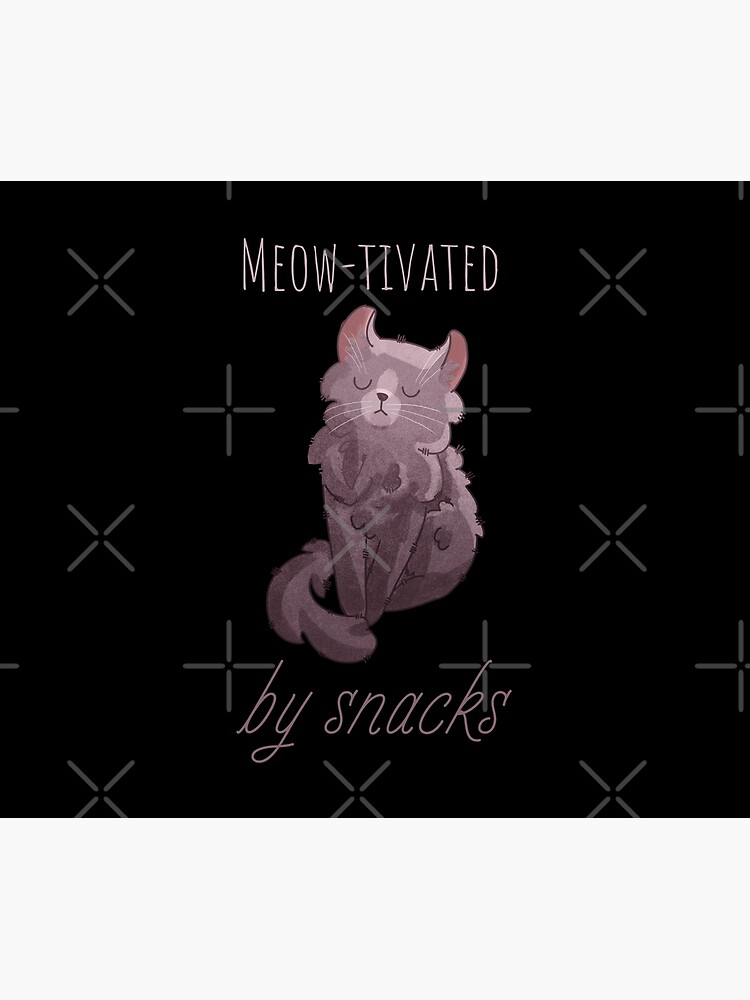 Thumbnail 6 of 6, Comforter, Meow-tivated by snacks - Lilac American Curl Kitten designed and sold by FelineEmporium.