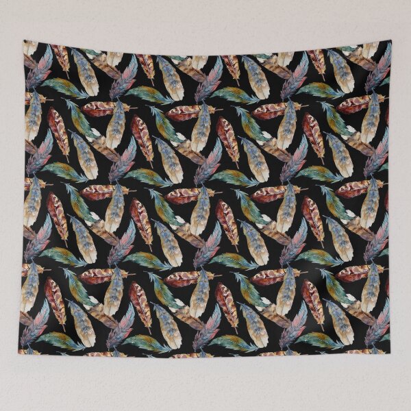 Item preview, Ethereal Watercolor Feather Print designed and sold by DesignFuture99.