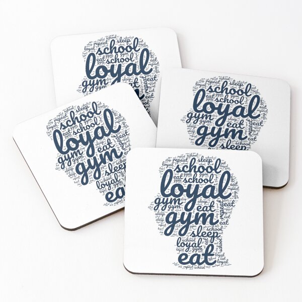 Item preview, Gym, loyal, school, eat, repeat head designed and sold by Moris3k.