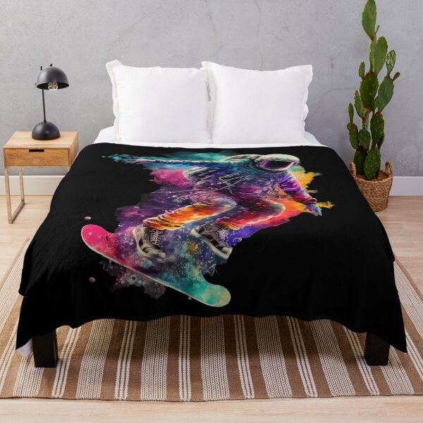 Item preview, Colorful Astronaut Snowboarding on Space designed and sold by Cybronauts.