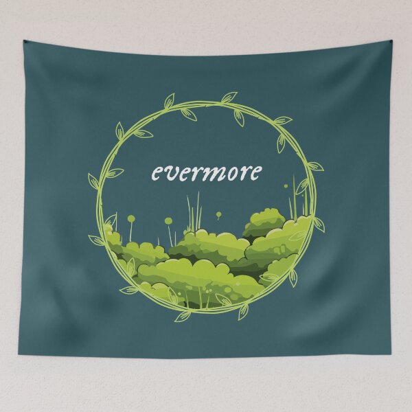 Item preview, Evermore Album Green Bushes Swamp Moss Design designed and sold by doria-photos.