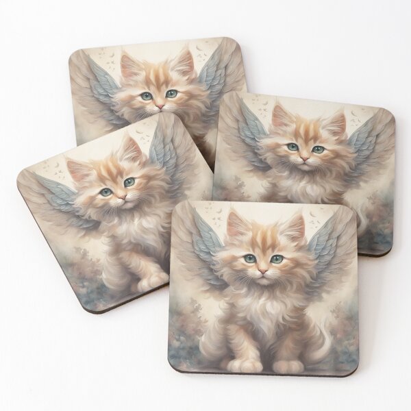 Item preview, Angel Kittens Beige Persian designed and sold by J-CCreations.