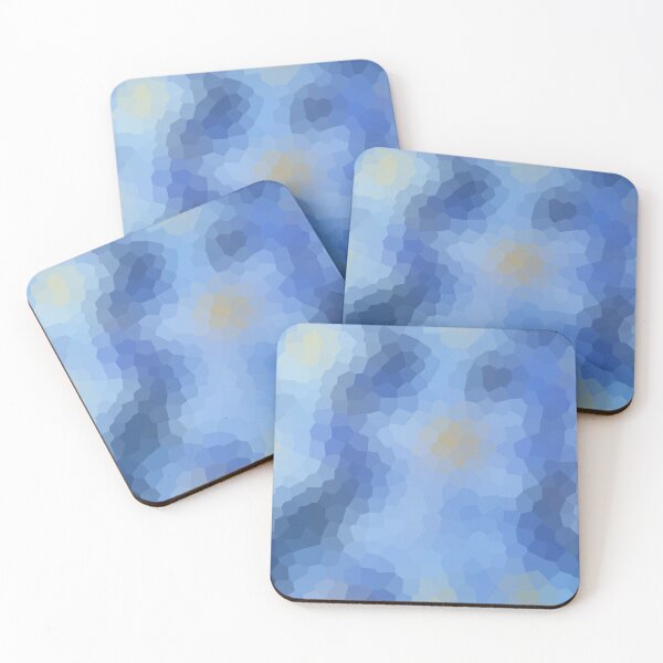 Item preview, Forget Me Not Blue Lowpoly Abstract  designed and sold by shaldesign.