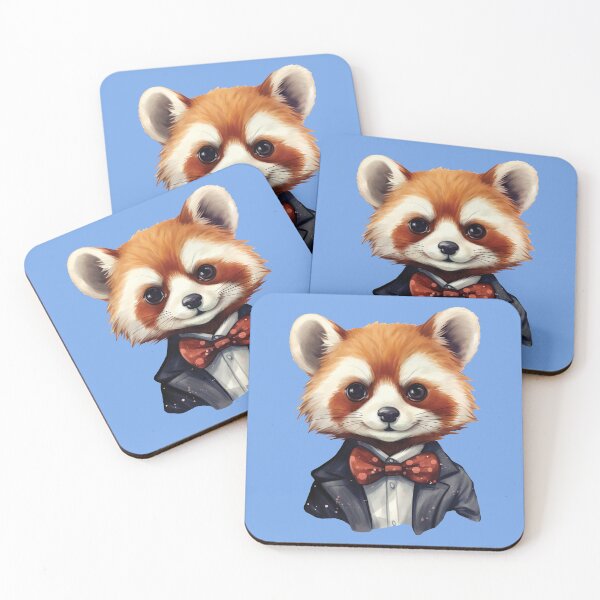 Item preview, Red Panda Wearing a Bowtie designed and sold by Pyropixel.