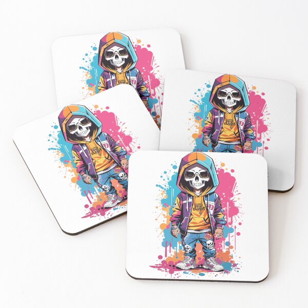 Item preview, Skater Skull : Skater style absolutely cool designed and sold by Shirts-by-JD.