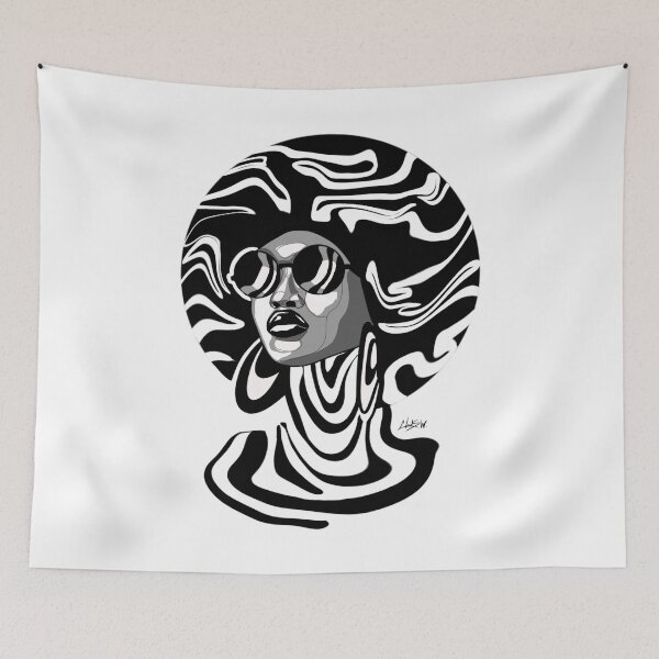 Item preview, Unbothered Afro Noir designed and sold by ChelArts.