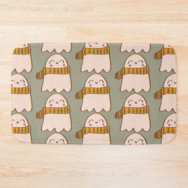 Item preview, cute ghost in a scarf designed and sold by crackheadruelx.