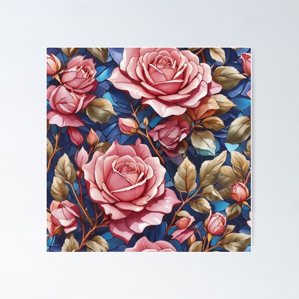 Item preview, Pink Rose Blossom Elegance #4 designed and sold by Electric-Easel.