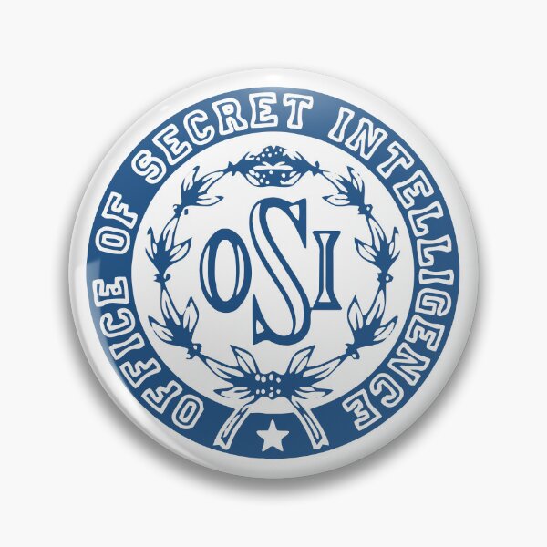 Item preview, O.S.I. Office of Secret Intelligence designed and sold by SpudsStickers.