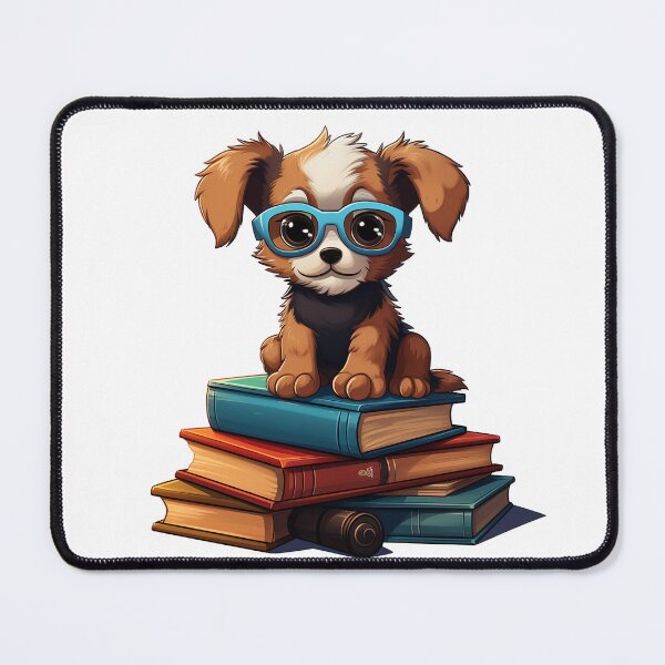 Item preview, Anime dog wear glass in classroom setting stikers designed and sold by SweetEvolution.